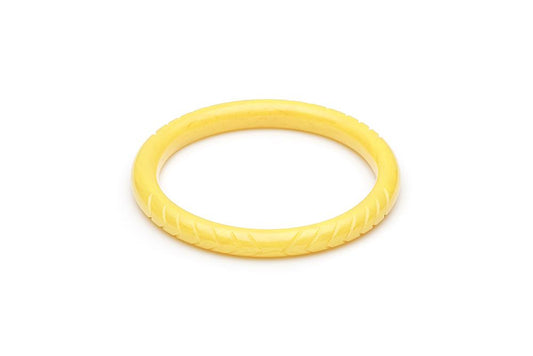 Narrow Lemon Fakelite Duchess Bangle