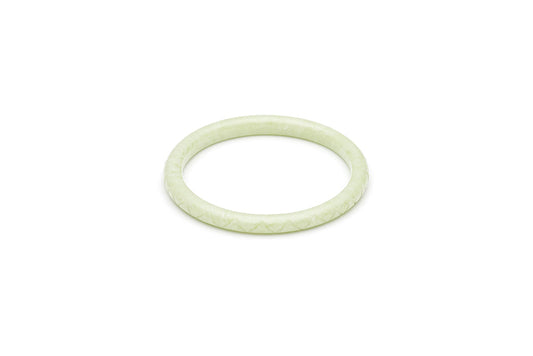 1940s Bakelite Style Pale Green Small Maiden Bangle