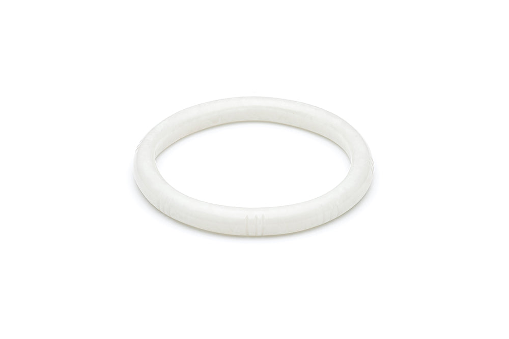 Vintage Style Bangle in Cloud Grey Fakelite