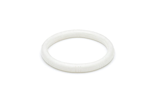 Vintage Style Bangle in Cloud Grey Fakelite