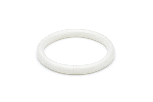 Vintage Style Bangle in Cloud Grey Fakelite