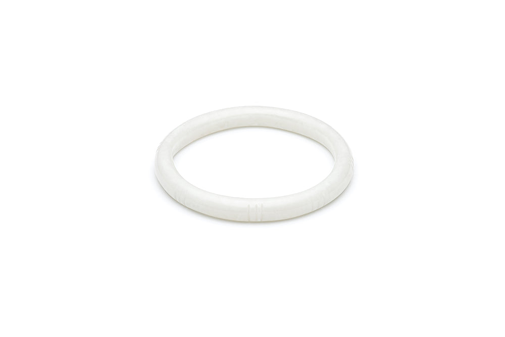 Vintage Style Bangle in Cloud Grey Fakelite