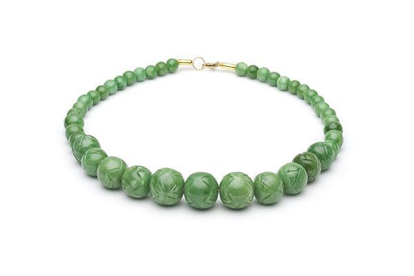 Wide Sage Fakelite Bangle