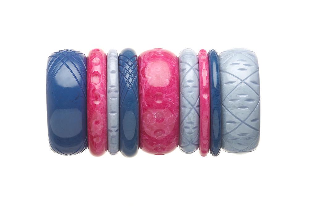 Midi Bluebell Fakelite Duchess Bangle