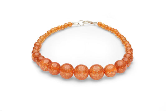 Archive - Pale Orange Glitter Beads