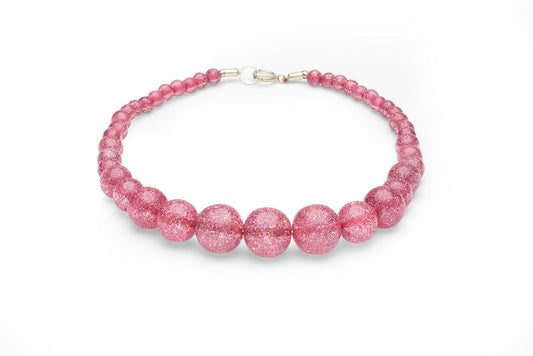 Archive - Pale Pink Glitter Beads
