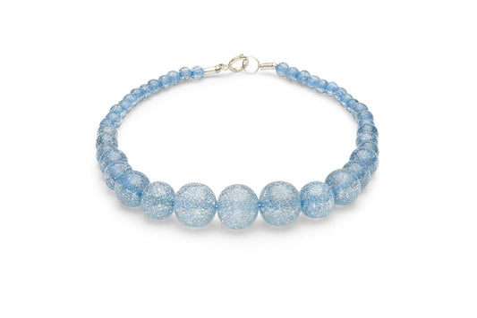 Archive - Ice Blue Glitter Beads