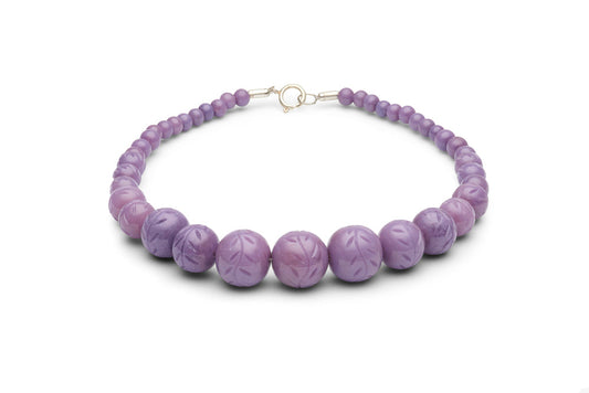 Carved Wisteria Fakelite Beads