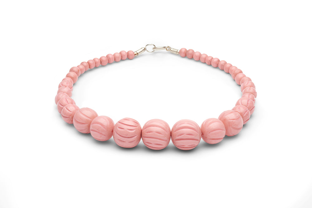 Carved Briar Rose Fakelite Beads