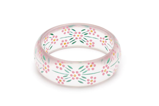 Wide Briar Rose Reverse Carved Duchess Bangle