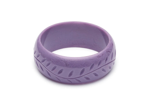 Wide Wisteria Fakelite Duchess Bangle