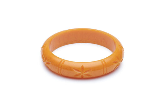 Midi Pale Orange Fakelite Bangle