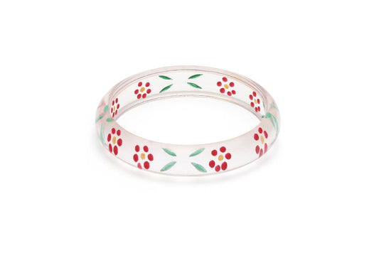 Midi Poppy Reverse Carved Bangle