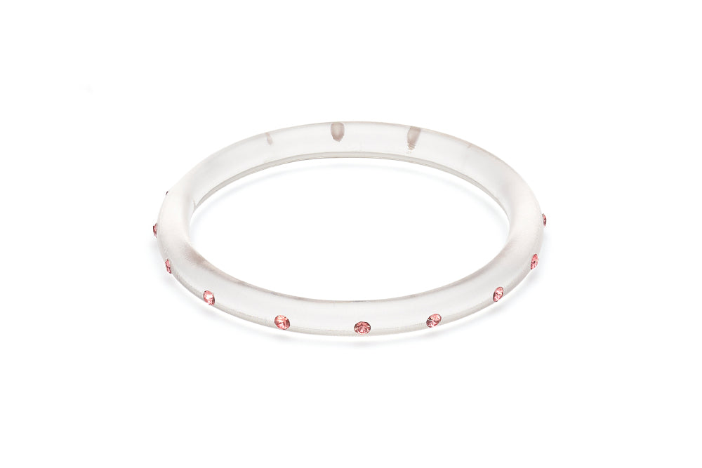 Narrow Briar Rose Diamante Duchess Bangle