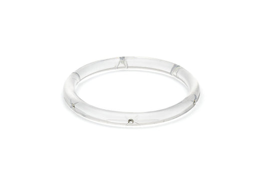 Narrow Clear Starburst Duchess Bangle