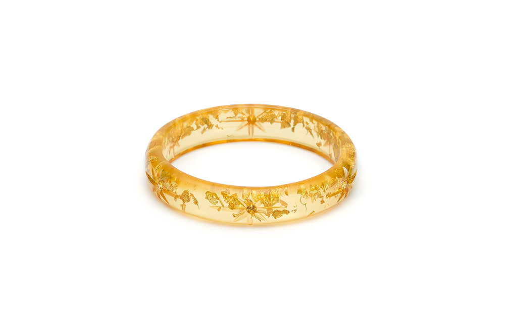 Midi Gold Foil Starburst Bangle