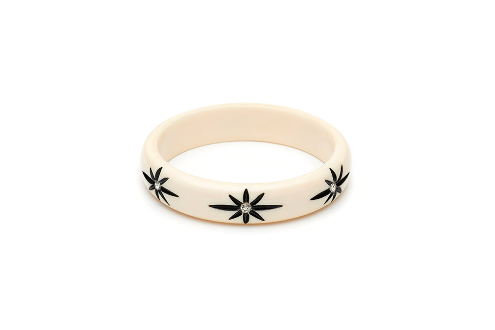 Midi Ivory Starburst Bangle