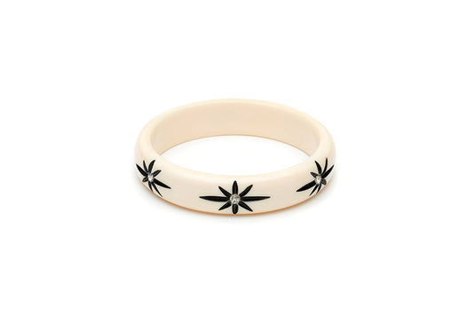 Midi Ivory Starburst Bangle