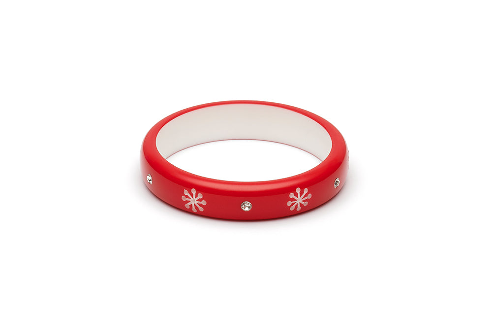 Tonttu Red Midi Atomic Snowflake Maiden Bangle
