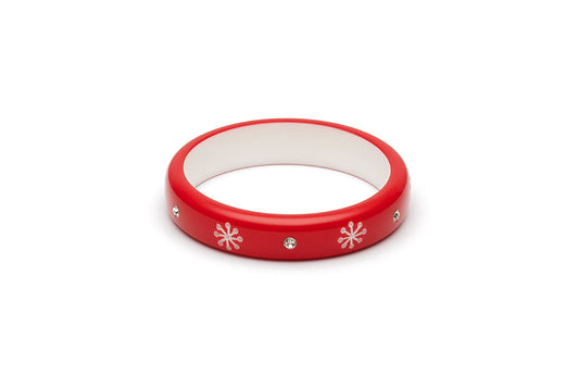 Tonttu Red Midi Atomic Snowflake Duchess Bangle