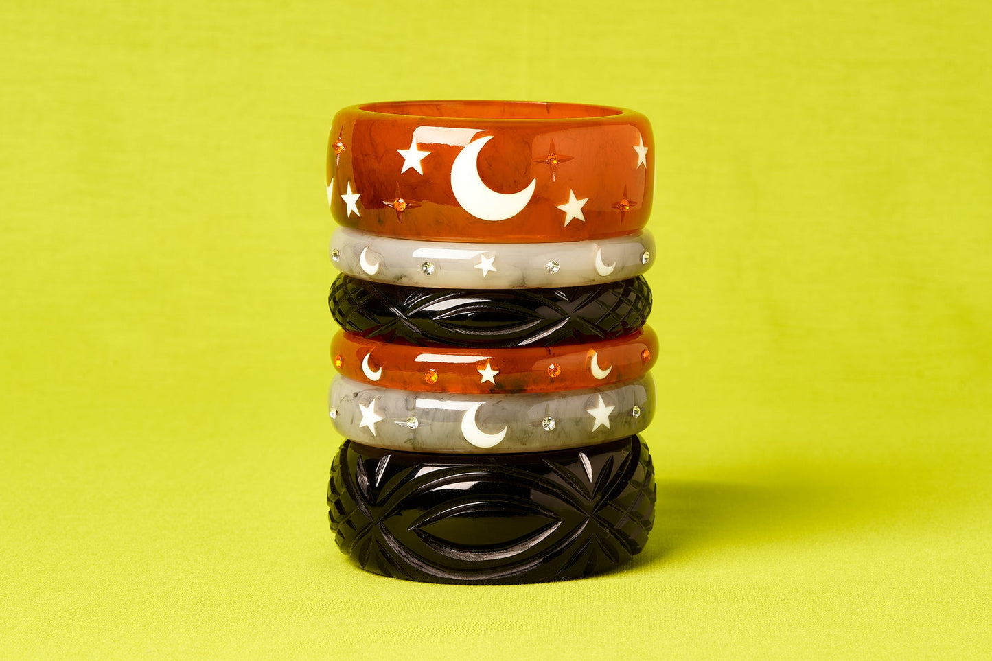 Wide Pumpkin Bangle