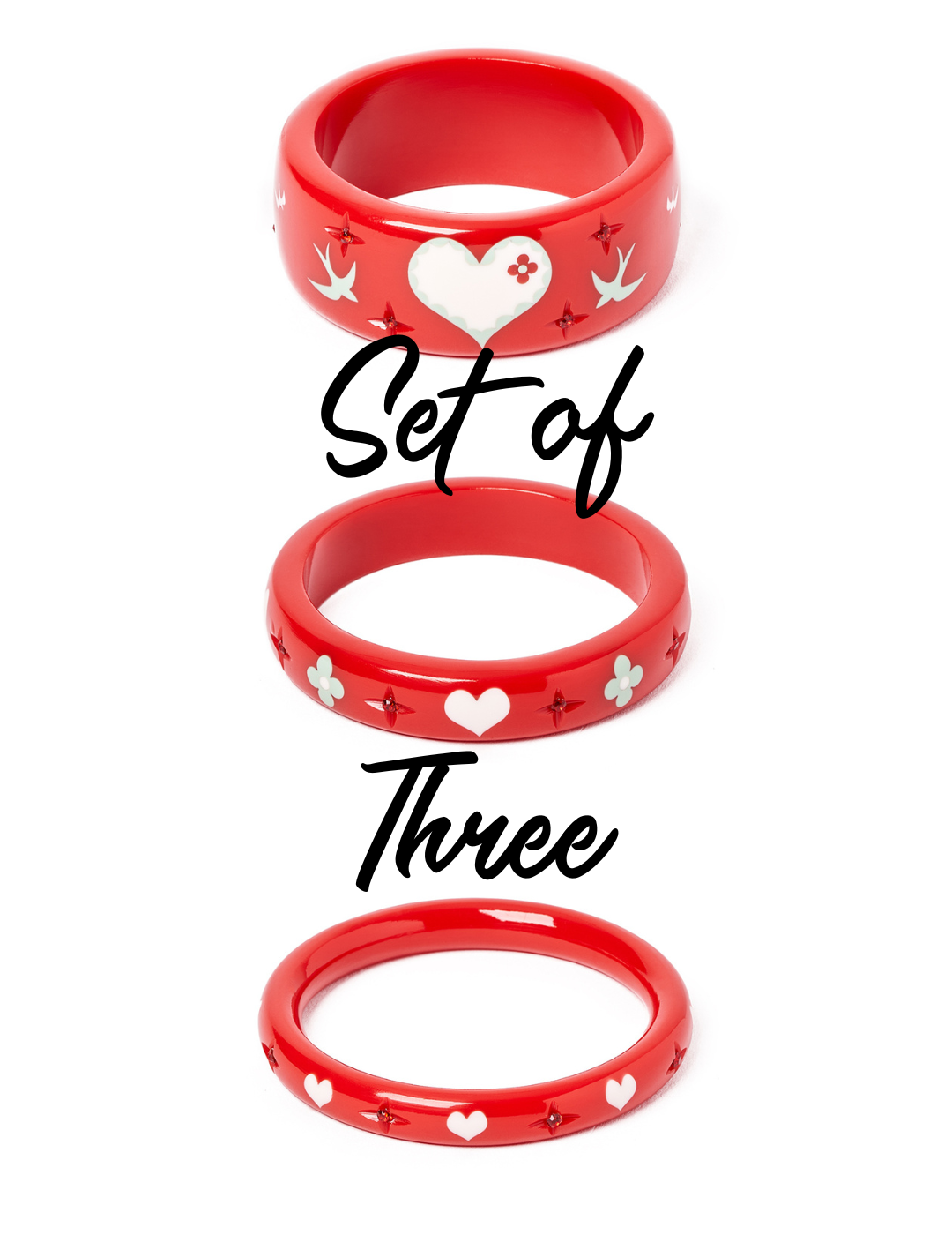 All My Love Bangles Set of Three