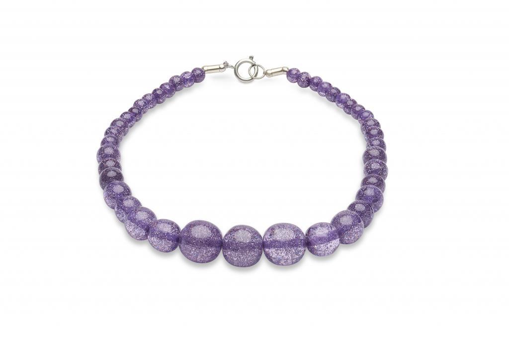 Miss Victory Violet for Splendette Lilac Glitter Beads