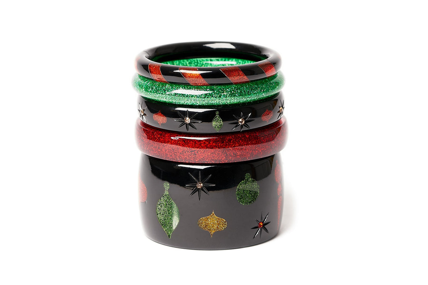 Midi Black Baubles Maiden Bangle