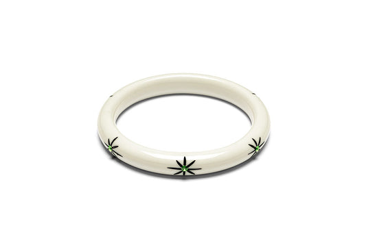 Narrow Black Cat Bangle