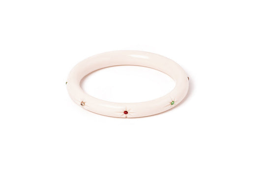 Narrow Holly Starburst Bangle