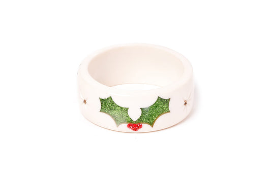 Wide Holly Bangle
