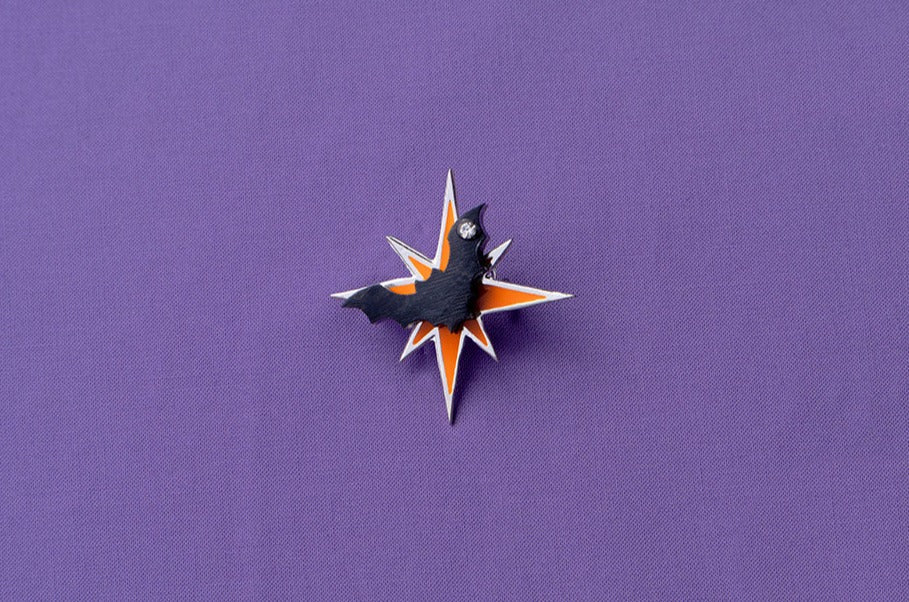 Bat Brooch