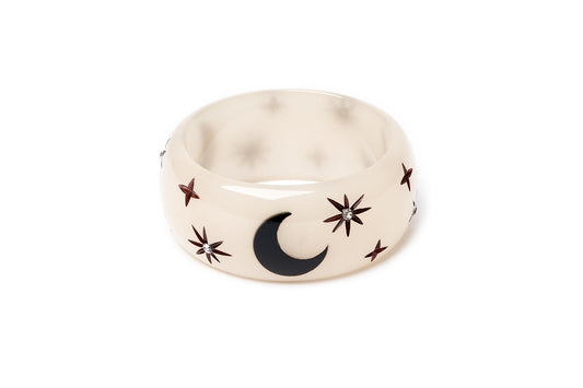 Wide Spirit Moon Maiden Bangle
