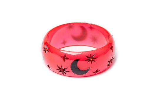 Wide Blood Moon Bangle
