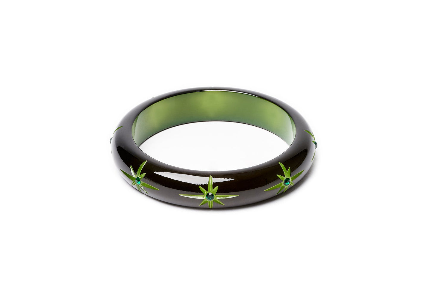 Midi Serpent Moon Bangle