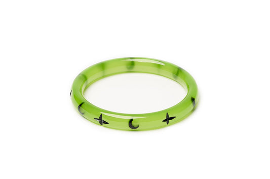Narrow Serpent Moon Bangle