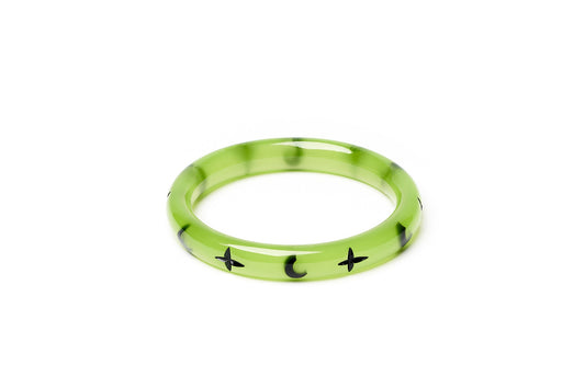 Narrow Serpent Moon Maiden Bangle