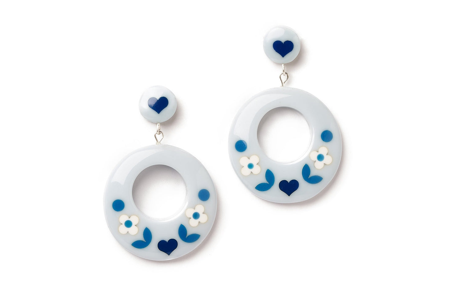 Forever Drop Hoop Earrings