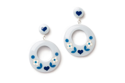 Forever Drop Hoop Earrings
