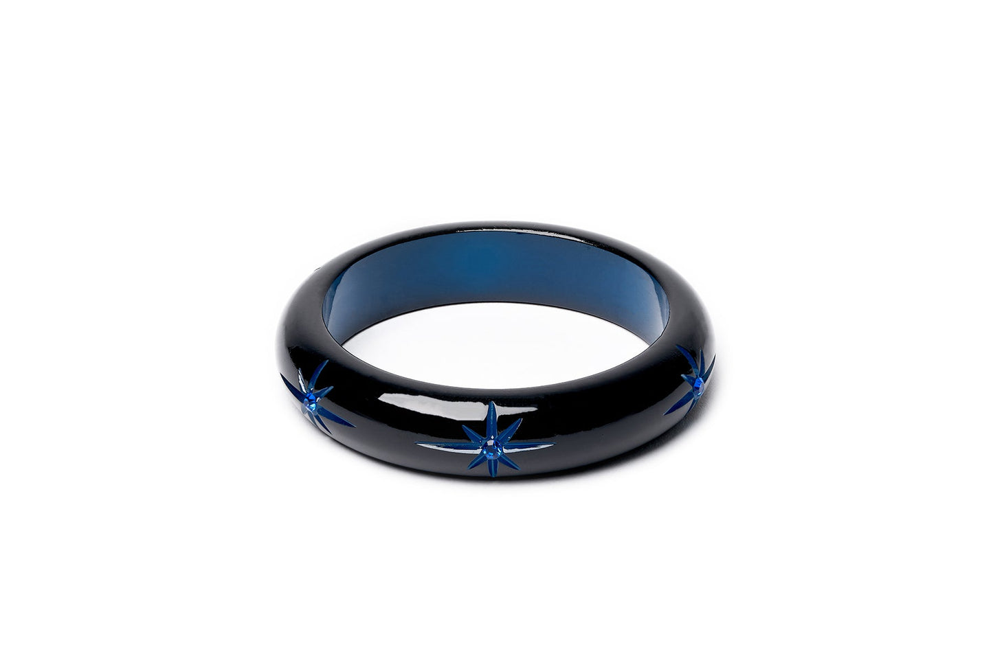 Narrow Wolf Moon Maiden Bangle