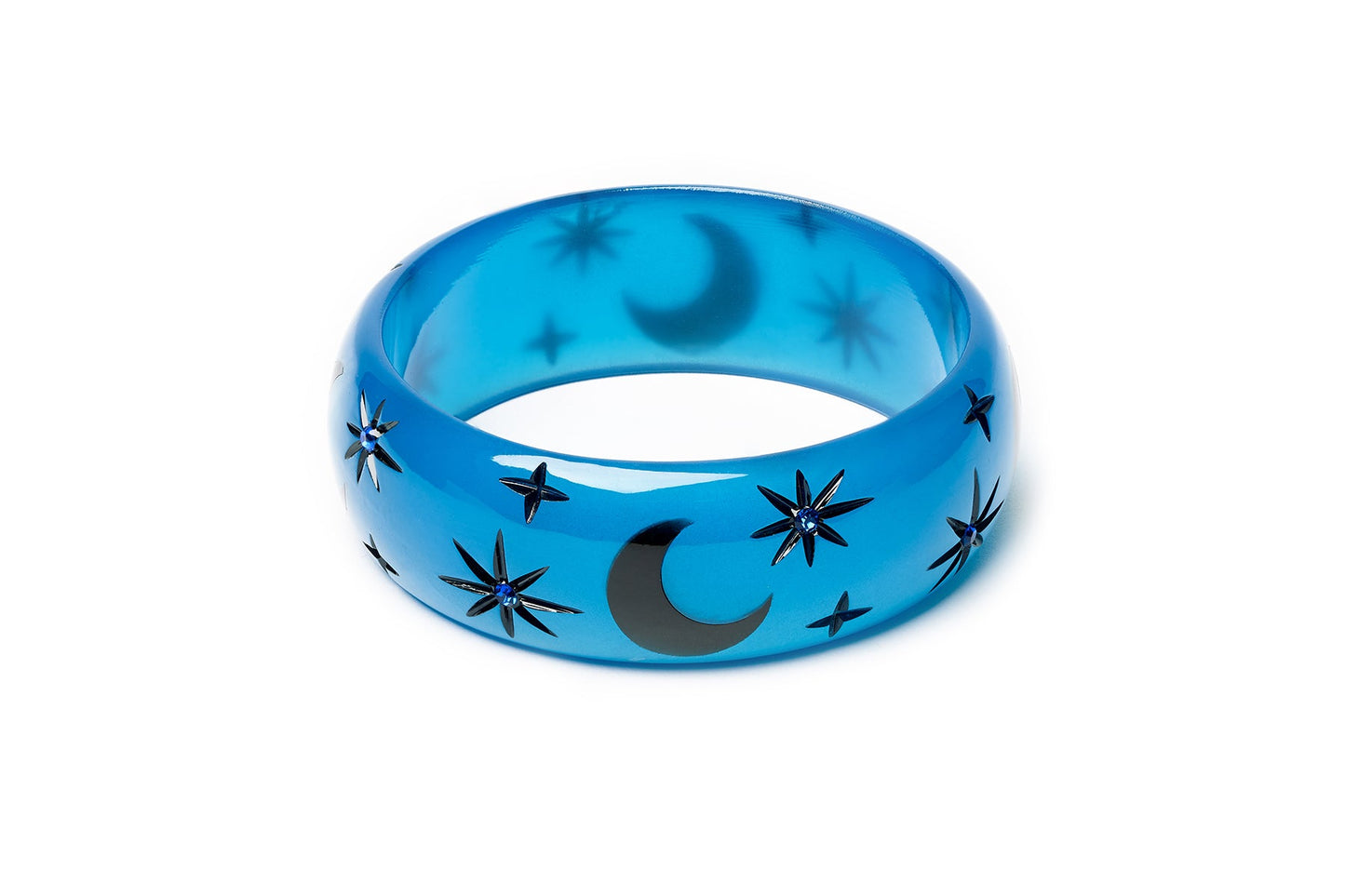 Wide Wolf Moon Duchess Bangle