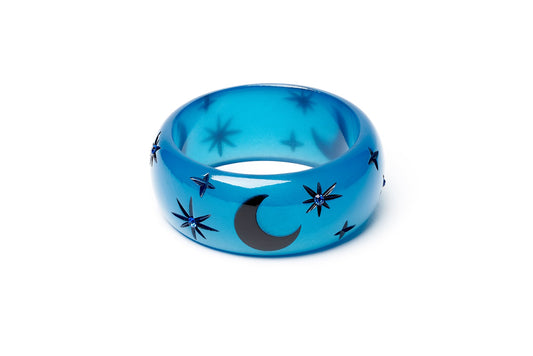 Wide Wolf Moon Maiden Bangle