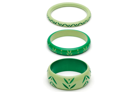 Spring and Summer Set of 3 Duchess Bangles