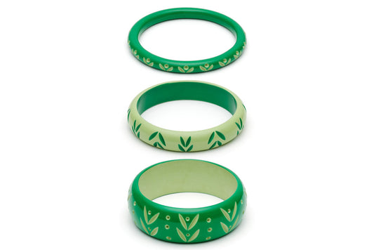 Summer and Spring Set of 3 Duchess Bangles