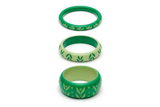 Summer and Spring Set of 3 Maiden Bangles