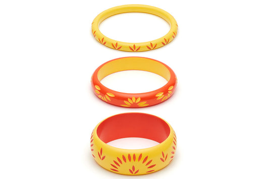 Sunrise and Sunset Set of 3 Duchess Bangles