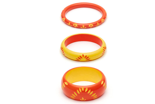 Sunset and Sunrise Set of 3 Bangles