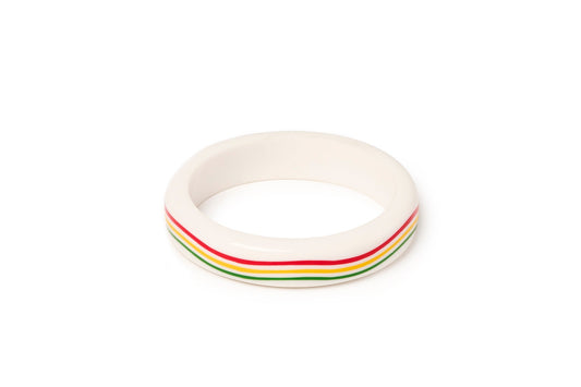 Midi Maracas Bangle White
