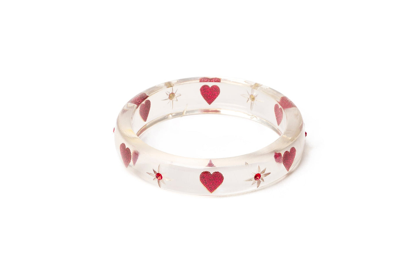 Midi Key To My Heart Clear Bangle