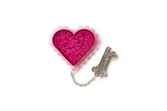 Key To My Heart Pink Brooch